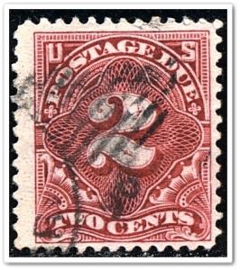 SC#J39 2¢ Postage Due (1895) Used