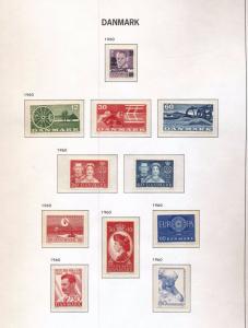 DENMARK 1949/69 Red X DanceMNH Unused (Appx 100+) (job 751)