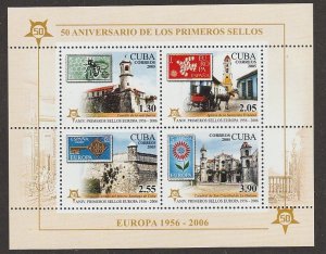 CUBA #4543a MINT NEVER HINGED SOUVENIR SHEET