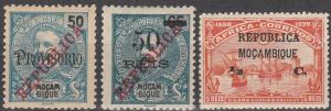 Mozambique #134, 207-8  F-VF Unused CV $3.25 (A15956)