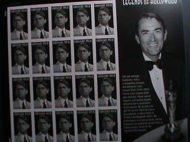 ​UNITED STATES-2011 SC#4526-LEGENDS OF HOLLYWOOD-GREOGORY PECK -MNH SHEET- VF