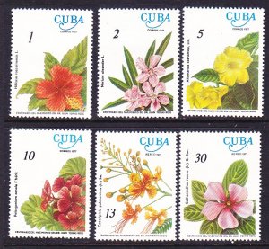 2140-43 & C252-53 MNH OG 1977 Flowering Plants Full Set of 6 Very Fine