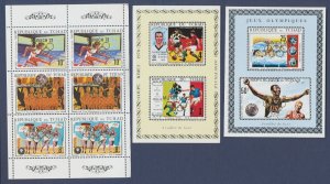 CHAD - Scott 251A / / 251D - MNH S/S - Munich olympics gold o/p - 1972