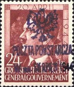 Poland Fischer Warsaw Uprising 66 Unused lightly hinged.