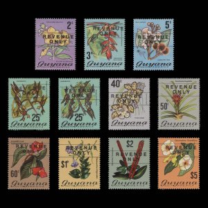 Guyana 1975 (MNH) Flowering Plants postal fiscals ✔️