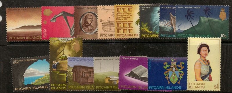 PITCAIRN ISLANDS SG94/106b 1969 DEFINITIVES MTD MINT