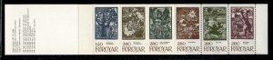 Faroe Islands Sc 120a  1984 Fairy Tale stamp booklet pane mint NH