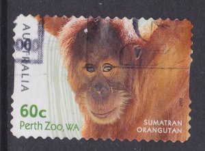 Australia 2012 Australian Zoos -Orangutan, Perth 60c used