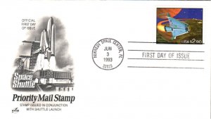 #2543 Futuristic Space Shuttle Artcraft FDC