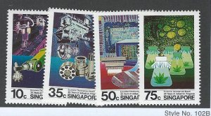 Singapore MNH Scott cat.# 487-490