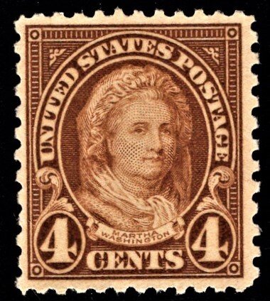 US 636 MNH VF 4 Cent Martha Washington