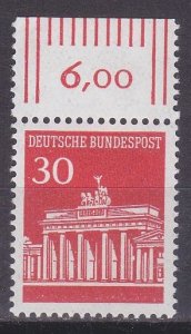 GERMANY BUND [1966] MiNr 0508 v W OR ( **/mnh )