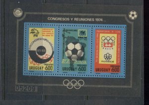 Uruguay 1974 Soccer Olympics & UPU MS MUH