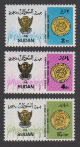 Sudan Socialist Union's Founding Congress 3v SG#319/21 SC#251-53