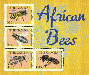 Gambia 2013 - African Bess - Sheet of 4 stamps - Scott #3503 - MNH