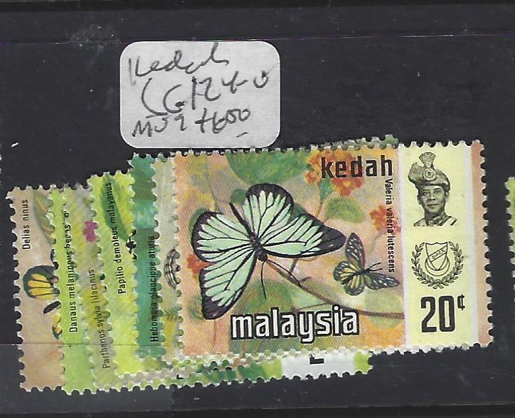 MALAYA KEDAH  (P0509B)  BUTTERFLY  SG 124-130  MOG