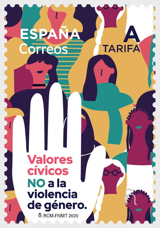 2019 Spain No Gender Violence - Civic Values  (Scott NA) MNH