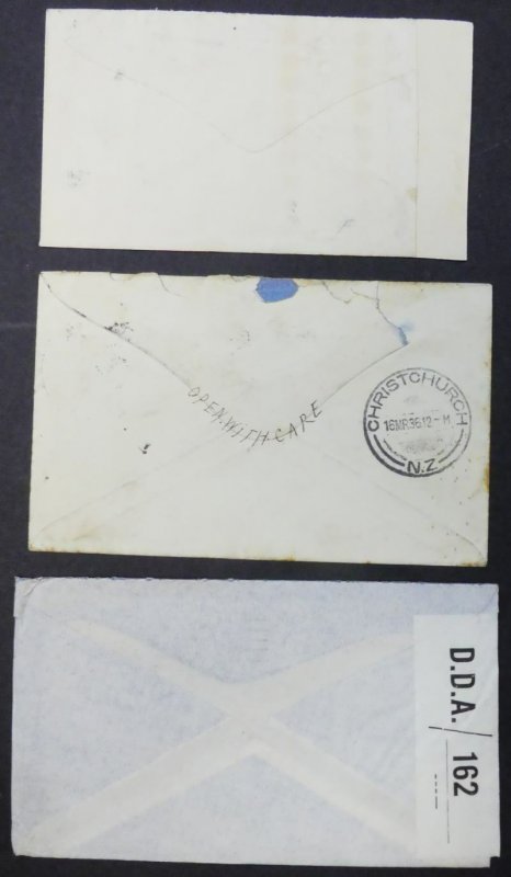 EDW1949SELL : NEW ZEALAND Collection of 14 interesting covers.