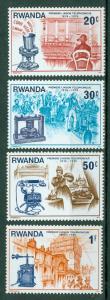 Rwanda - Scott 746-749 MNH