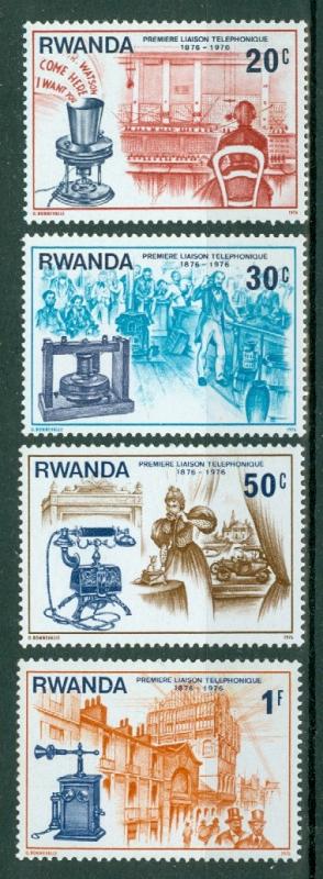 Rwanda - Scott 746-749 MNH