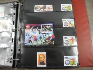 CUBA(2002-2008), Stamp Collection in stock pages(Kenmore binder)