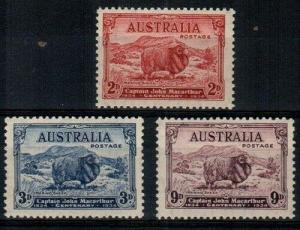 Australia Scott 147-9 Mint NH VF (Catalog Value $116.00)