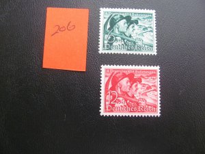 Germany 1938 MNH SC B132-133 SET XF 40 EUROS (206) NEW COLLECTION
