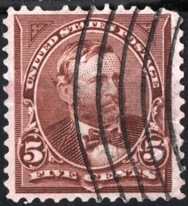 SC#223 5¢ Grant (1890) Used