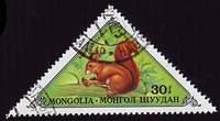 Mongolia SG#776 Used - 1973 30m. - Squirrels