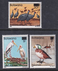 Botswana 401-403 Birds MNH VF