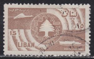 Lebanon C247 Symbols of Communications 1957