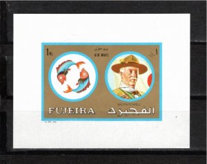 Fujeira 1972 MNH Mi 1313 Deluxe Souvenir Sheet