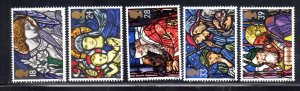 GREAT BRITAIN #1468-1472 1992 CHRISTMAS MINT VF NH O.G