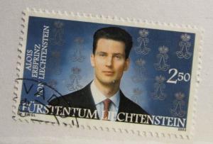 LIECHTENSTEIN Sc #1240 Θ used, postage stamp. fine + 