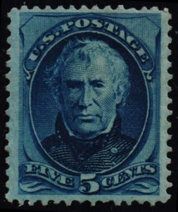 US Scott #179 - F/VF - No Gum - 5c Taylor - Continental Blue - 1875