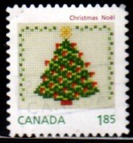 Canada - #2691 Christmas 2013 - Cross Stitched Tree - Used