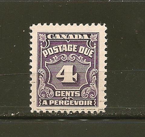 Canada J17 4 Cent Postage Due MNH