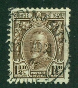 Southern Rhodesia 1932 #18 U SCV(2024)=$0.90