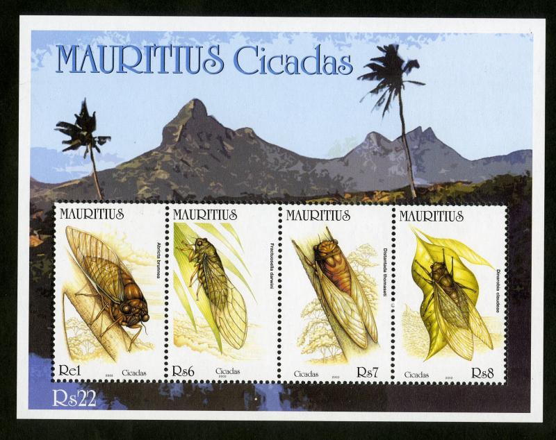 MAURITIUS 955a MNH S/S SCV $4.00 BIN $3.00