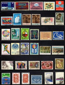 United Nations ~ 61 Different Stamps ~ Mostly Used ~ Mixed Condition
