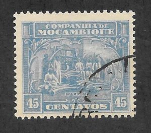 Mozambique Company Scott #162 Used 45c Ivory Tusks stamp 2017 CV $1.30