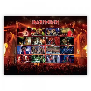 Royal Mail - Iron Maiden - Live Performances Collectors Sheet of 8 stamps - MNH