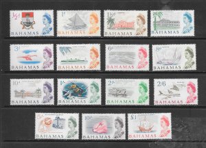 BAHAMAS #204-18 ISLAND SCENES MNH