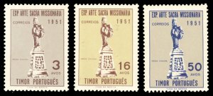 Timor 1953 Scott #275-277 Mint Never Hinged
