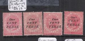 Malaya Perak SG 29 X 3 MNG + 1 MOG (2dky)