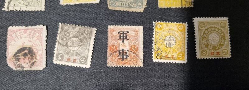 Japan Old Stamps Rare The Best.. Nice Lot Old #1188 Mint And Used. 1872 And On..