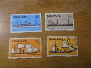 Singapore  #  345-48   used