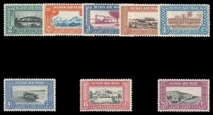 Sudan 1950 Air Mail set complete superb MNH. SG 115-122. Sc C35-C42.
