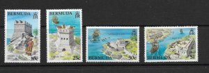 BERMUDA - 1982 FORTS IN BERMUDA - SCOTT 429 TO 432 - MNH