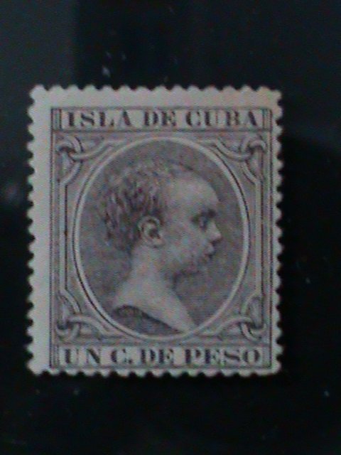 ​CUBA-1890 SC#132 KING ALFONSO XIII-MLH -VF-134 YEARS OLD- VERY RARE LAST ONE